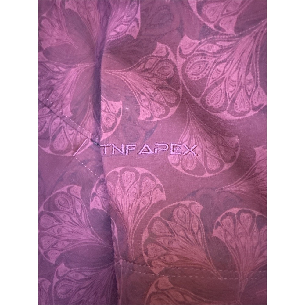 The North Face Women's Burgundy Apex Bionic Softshell Jacket Floral Size XL - Picture 4 of 8